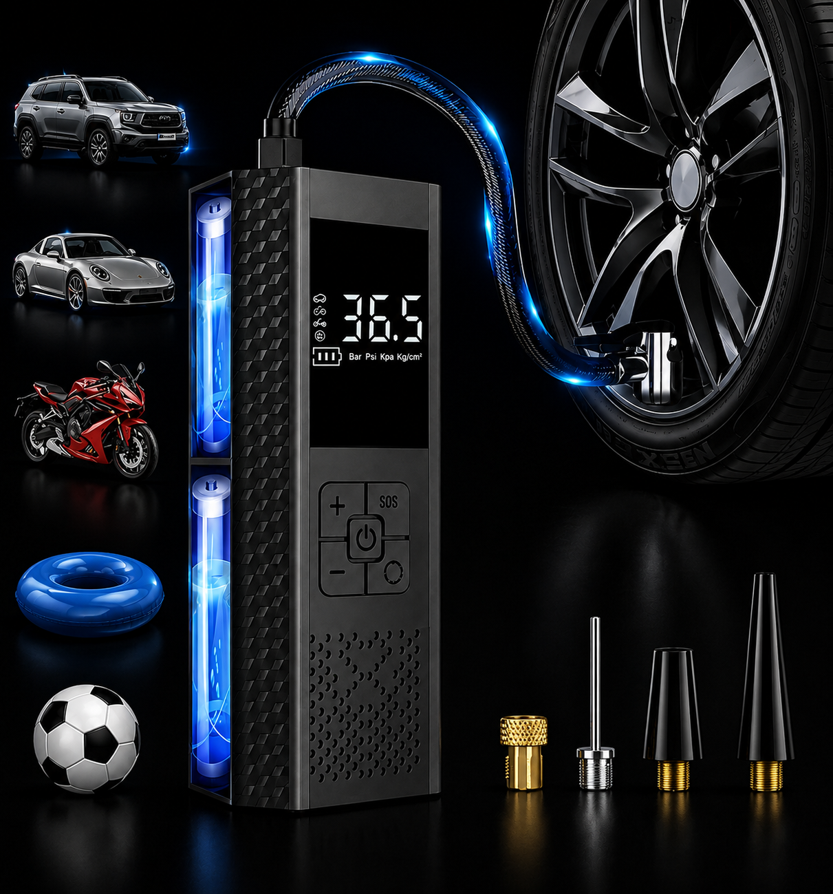 LeviVita AirGo - Standard Portable Air Compressor