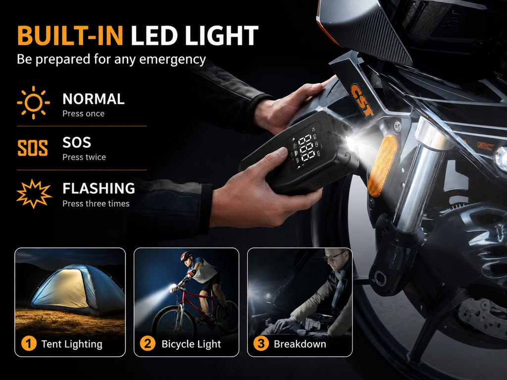 LeviVita AirPro - Portable Smart Air Compressor