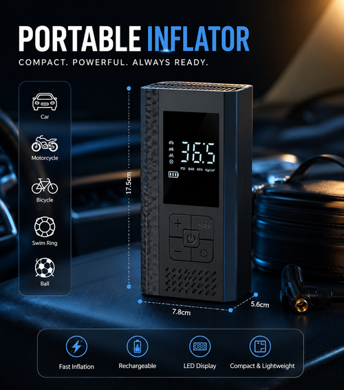 LeviVita AirGo - Standard Portable Air Compressor