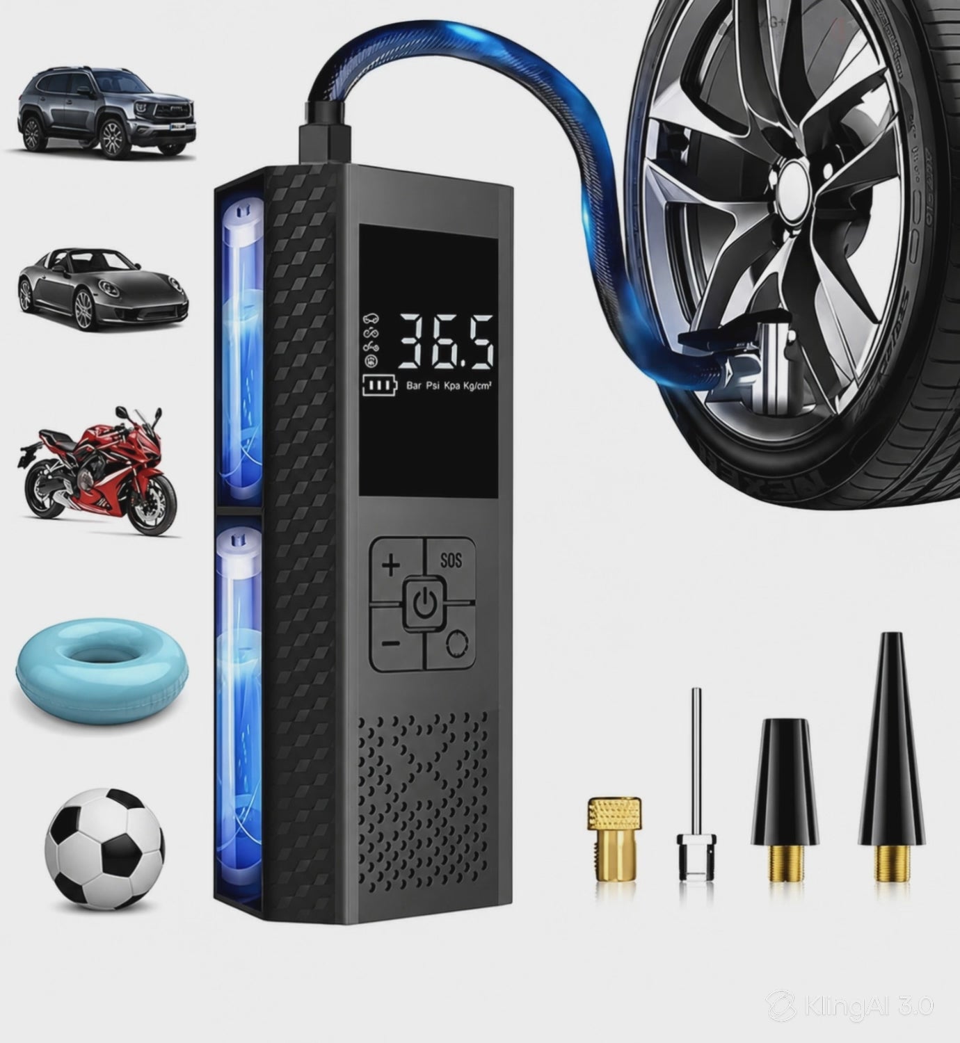 LeviVita AirGo - Standard Portable Air Compressor
